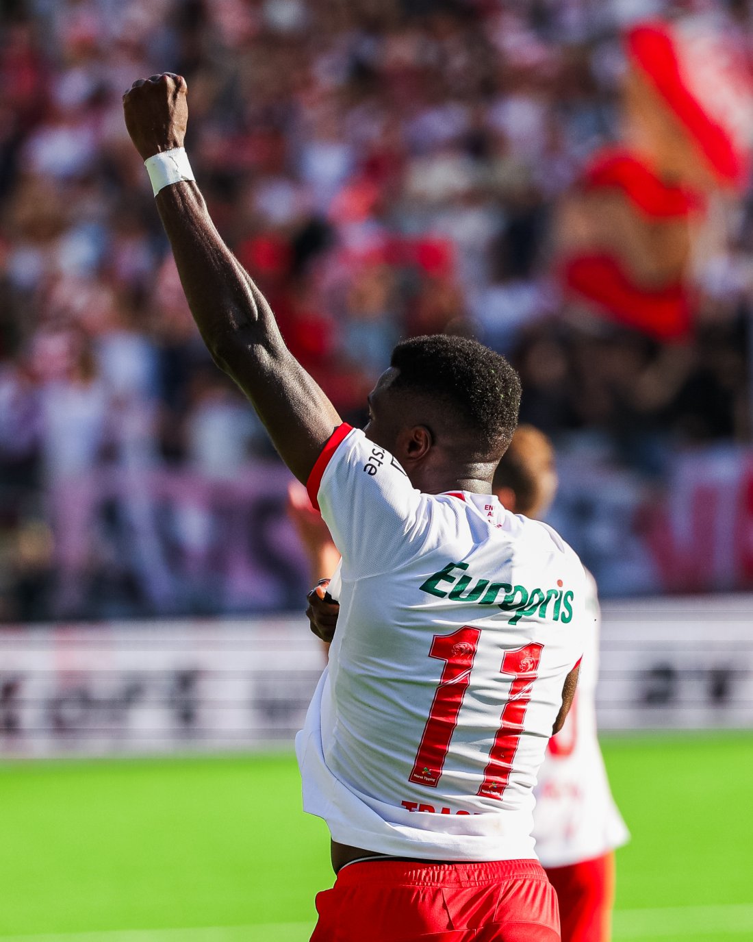 Traore feirer sin første scoring for året. (Foto: Qwerty AS)