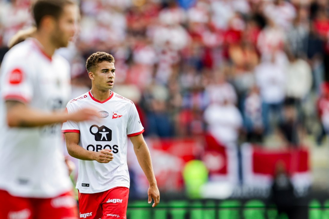 Henrik Skogvold fikk sin debut på Fredrikstad Stadion. (Thomas Andersen / NTB)