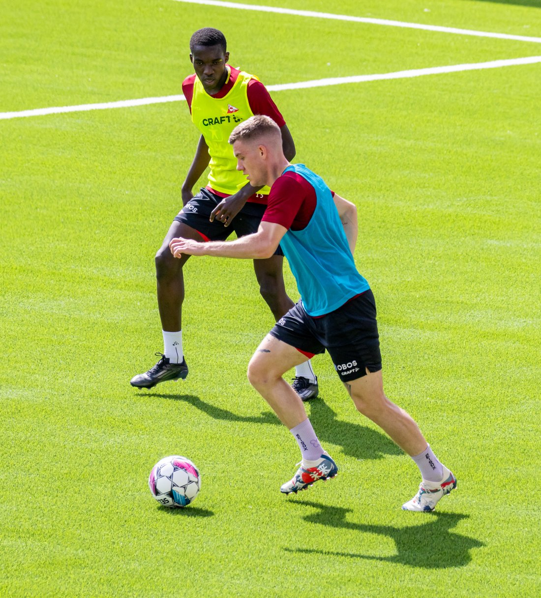 Både Joannes Bjartalid og Fallou Fall har vært i trening denne uken. (Foto: Harry Johansson)