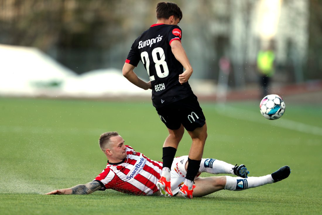 Imre Bech Hermansen debuterte for FFK borte mot Tromsø. (Foto: Foto: Rune Stoltz Bertinussen / NTB)